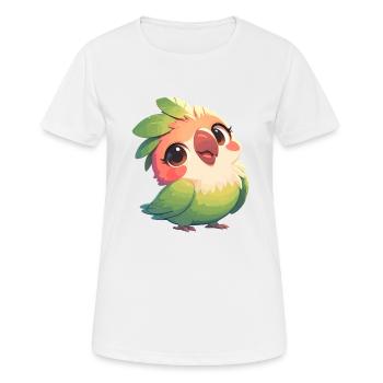 Parrot Parrot Parrot - Women's Breathable T-Shirt - white - Front - AI Model Female 172 dark (172cm)
