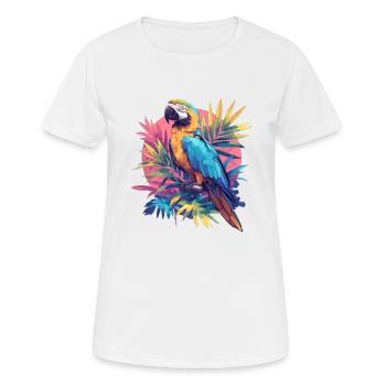 Parrot Parrot Parrot - Women's Breathable T-Shirt - white - Front - AI Model Female 172 dark (172cm)