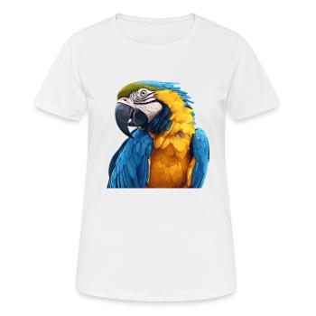 Parrot Parrot Parrot - Women's Breathable T-Shirt - white - Front - AI Model Female 172 dark (172cm)