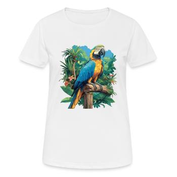 Parrot Parrot Parrot - Women's Breathable T-Shirt - white - Front - AI Model Female 172 dark (172cm)