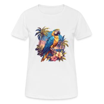 Parrot Parrot Parrot - Women's Breathable T-Shirt - white - Front - AI Model Female 172 dark (172cm)