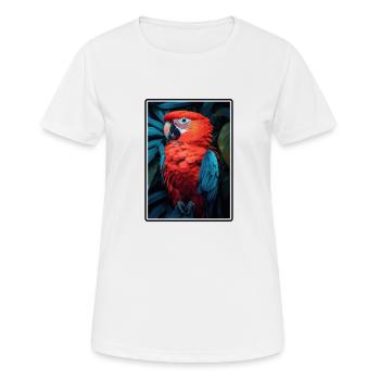 Parrot Parrot Parrot - Women's Breathable T-Shirt - white - Front - AI Model Female 172 dark (172cm)