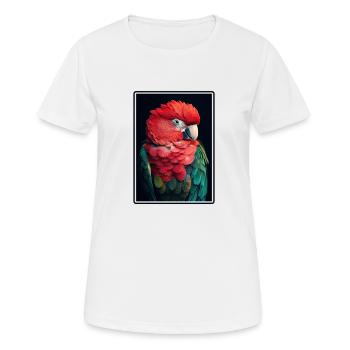Parrot Parrot Parrot - Women's Breathable T-Shirt - white - Front - AI Model Female 172 dark (172cm)