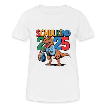 School Child 2025 School Enrollment Back to School - Women's Breathable T-Shirt - white - Front - AI Model Female 172 dark (172cm)