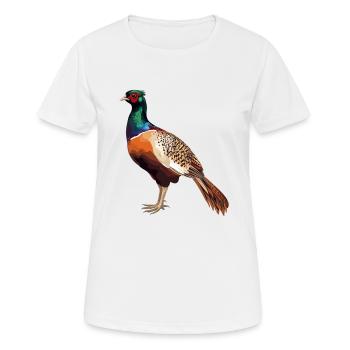 Faisans Faisan - T-shirt respirant Femme - blanc - Devant - AI Model Female 172 dark (172cm)