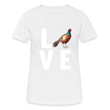Faisans Faisan - T-shirt respirant Femme - blanc - Devant - AI Model Female 172 dark (172cm)