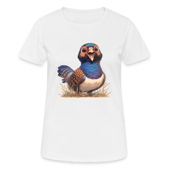 Faisans Faisan - T-shirt respirant Femme - blanc - Devant - AI Model Female 172 dark (172cm)