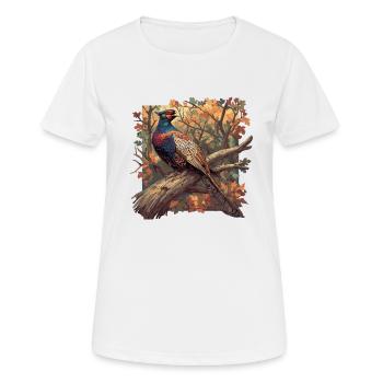Faisans Faisan - T-shirt respirant Femme - blanc - Devant - AI Model Female 172 dark (172cm)