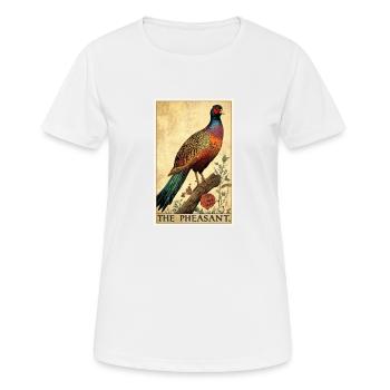 Faisans Faisan - T-shirt respirant Femme - blanc - Devant - AI Model Female 172 dark (172cm)
