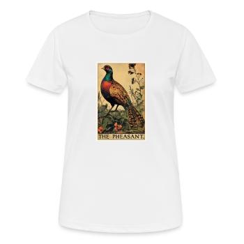 Faisans Faisan - T-shirt respirant Femme - blanc - Devant - AI Model Female 172 dark (172cm)