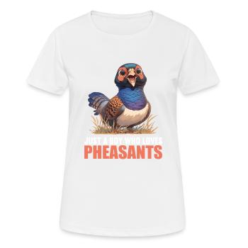 Faisans Faisan - T-shirt respirant Femme - blanc - Devant - AI Model Female 172 dark (172cm)