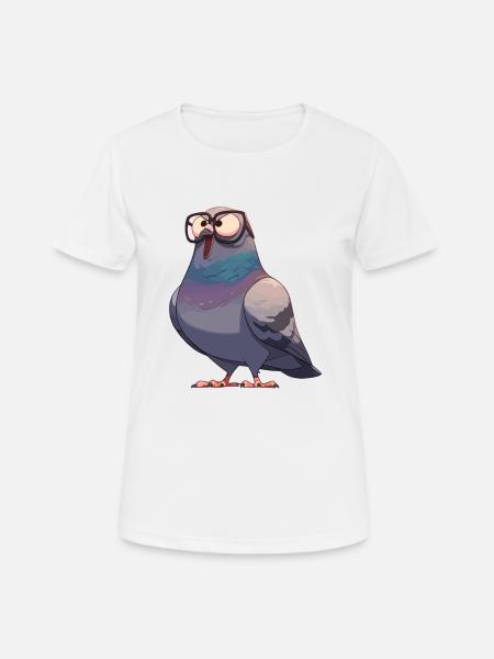Tauben Taube - Frauen T-Shirt atmungsaktiv - Weiß