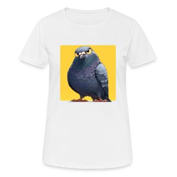 Tauben Taube - Frauen T-Shirt atmungsaktiv - Weiß - Vorne - AI Model Female 172 dark (172cm)