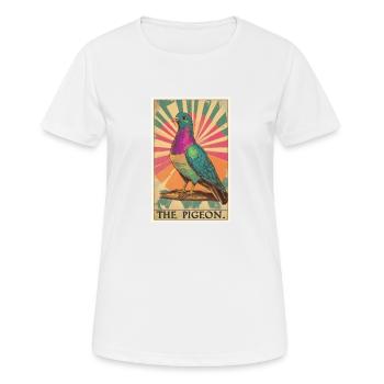 Tauben Taube - Frauen T-Shirt atmungsaktiv - Weiß - Vorne - AI Model Female 172 dark (172cm)