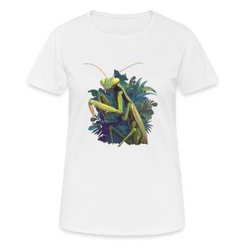 Mantes religieuses Mantes religieuses - T-shirt respirant Femme - blanc - Devant - AI Model Female 172 dark (172cm)