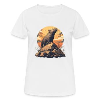 Rat Rat - Women's Breathable T-Shirt - white - Front - AI Model Female 172 dark (172cm)