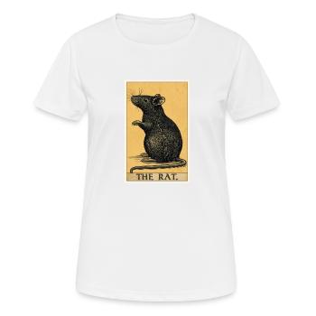 Rat Rat - Women's Breathable T-Shirt - white - Front - AI Model Female 172 dark (172cm)