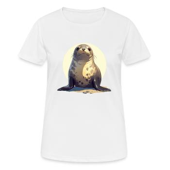 Seals, Seal - Women's Breathable T-Shirt - white - Front - AI Model Female 172 dark (172cm)