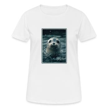 Seals, Seal - Women's Breathable T-Shirt - white - Front - AI Model Female 172 dark (172cm)