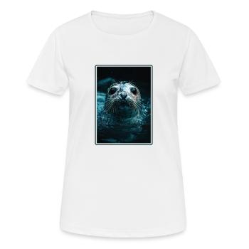 Seals, Seal - Women's Breathable T-Shirt - white - Front - AI Model Female 172 dark (172cm)