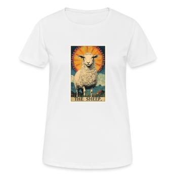Mouton Mouton - T-shirt respirant Femme - blanc - Devant - AI Model Female 172 dark (172cm)