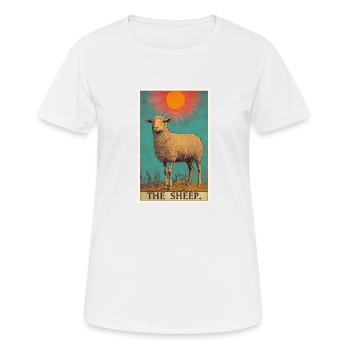 Mouton Mouton - T-shirt respirant Femme - blanc - Devant - AI Model Female 172 dark (172cm)