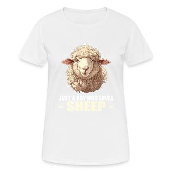 Mouton Mouton - T-shirt respirant Femme - blanc - Devant - AI Model Female 172 dark (172cm)