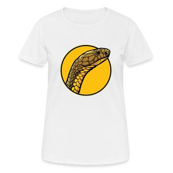 King Cobras King Cobra - Women's Breathable T-Shirt - white - Front - AI Model Female 172 dark (172cm)