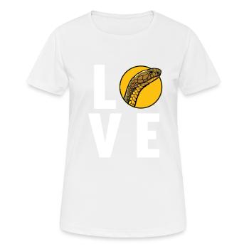 Cobras royaux Cobra royaux - T-shirt respirant Femme - blanc - Devant - AI Model Female 172 dark (172cm)