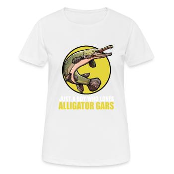 Alligator Pike Alligator Pike - T-shirt respirant Femme - blanc - Devant - AI Model Female 172 dark (172cm)
