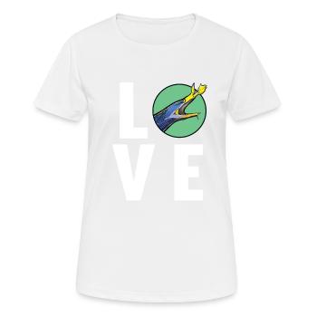 Nasal Moray Eel Ghost Moray - Women's Breathable T-Shirt - white - Front - AI Model Female 172 dark (172cm)