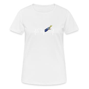 Nasal Moray Eel Ghost Moray - Women's Breathable T-Shirt - white - Front - AI Model Female 172 dark (172cm)