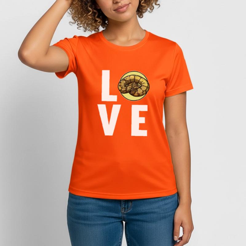 Ball Python Königspythons Königspython Frauen T-Shirt atmungsaktiv