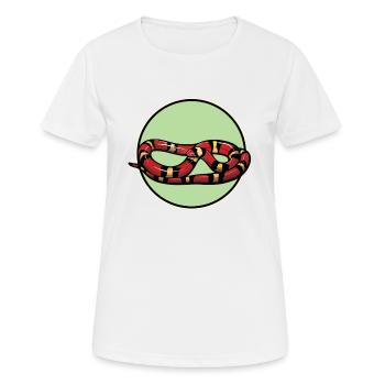 Serpents corail Serpent corail - T-shirt respirant Femme - blanc - Devant - AI Model Female 172 dark (172cm)