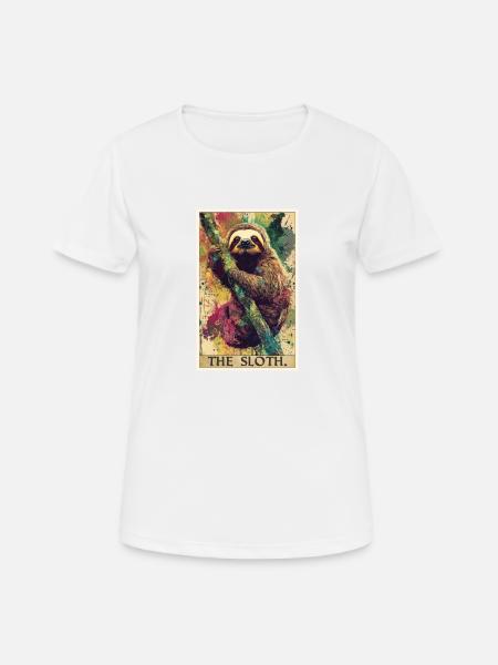 Sloths Sloth - Women's Breathable T-Shirt - white