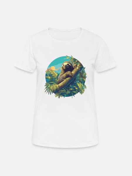 Sloths Sloth - Women's Breathable T-Shirt - white