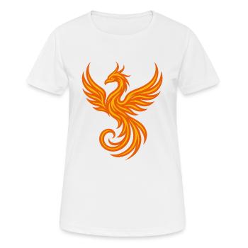 phoenix - Frauen T-Shirt atmungsaktiv - Weiß - Vorne - AI Model Female 172 dark (172cm)
