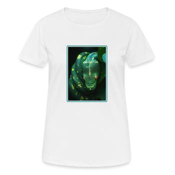 Serpents Serpent - T-shirt respirant Femme - blanc - Devant - AI Model Female 172 dark (172cm)