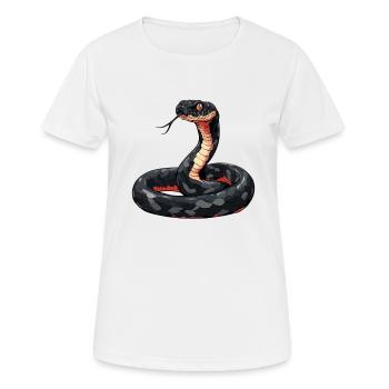 Serpents Serpent - T-shirt respirant Femme - blanc - Devant - AI Model Female 172 dark (172cm)