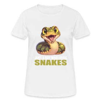 Serpents Serpent - T-shirt respirant Femme - blanc - Devant - AI Model Female 172 dark (172cm)