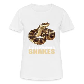 Serpents Serpent - T-shirt respirant Femme - blanc - Devant - AI Model Female 172 dark (172cm)