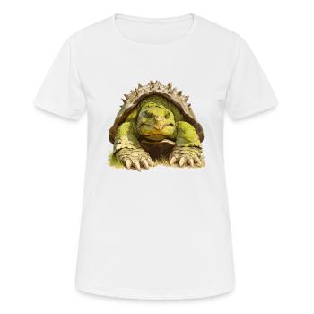 Snapping Turtles Snapping Turtle - Women's Breathable T-Shirt - white - Front - AI Model Female 172 dark (172cm)
