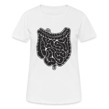 Holy Shit - Frauen T-Shirt atmungsaktiv - Weiß - Vorne - AI Model Female 172 dark (172cm)