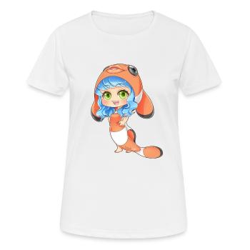 MOSBIES fish horoscope star sign gift - Women's Breathable T-Shirt - white - Front - AI Model Female 172 dark (172cm)