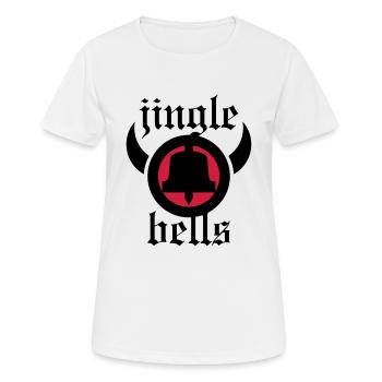 jingle bells rock - Frauen T-Shirt atmungsaktiv - Weiß - Vorne - AI Model Female 172 dark (172cm)