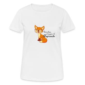 Be cheeky, wild and wonderful - Biricchina, selvag - Women's Breathable T-Shirt - white - Front - AI Model Female 172 dark (172cm)