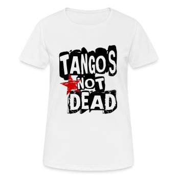 Tango is not Dead - Tango Dance Shirt - Women's Breathable T-Shirt - white - Front - AI Model Female 172 dark (172cm)