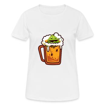 Hopfen Whirlpool - Frauen T-Shirt atmungsaktiv - Weiß - Vorne - AI Model Female 172 dark (172cm)