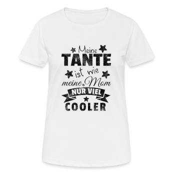 Beste Tante Geschenk Baby Neugeborenes - Frauen T-Shirt atmungsaktiv - Weiß - Vorne - AI Model Female 172 dark (172cm)