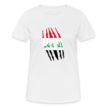 Claw Klaue Risse Herkunft Irak png - Frauen T-Shirt atmungsaktiv - Weiß - Vorne - AI Model Female 172 dark (172cm)